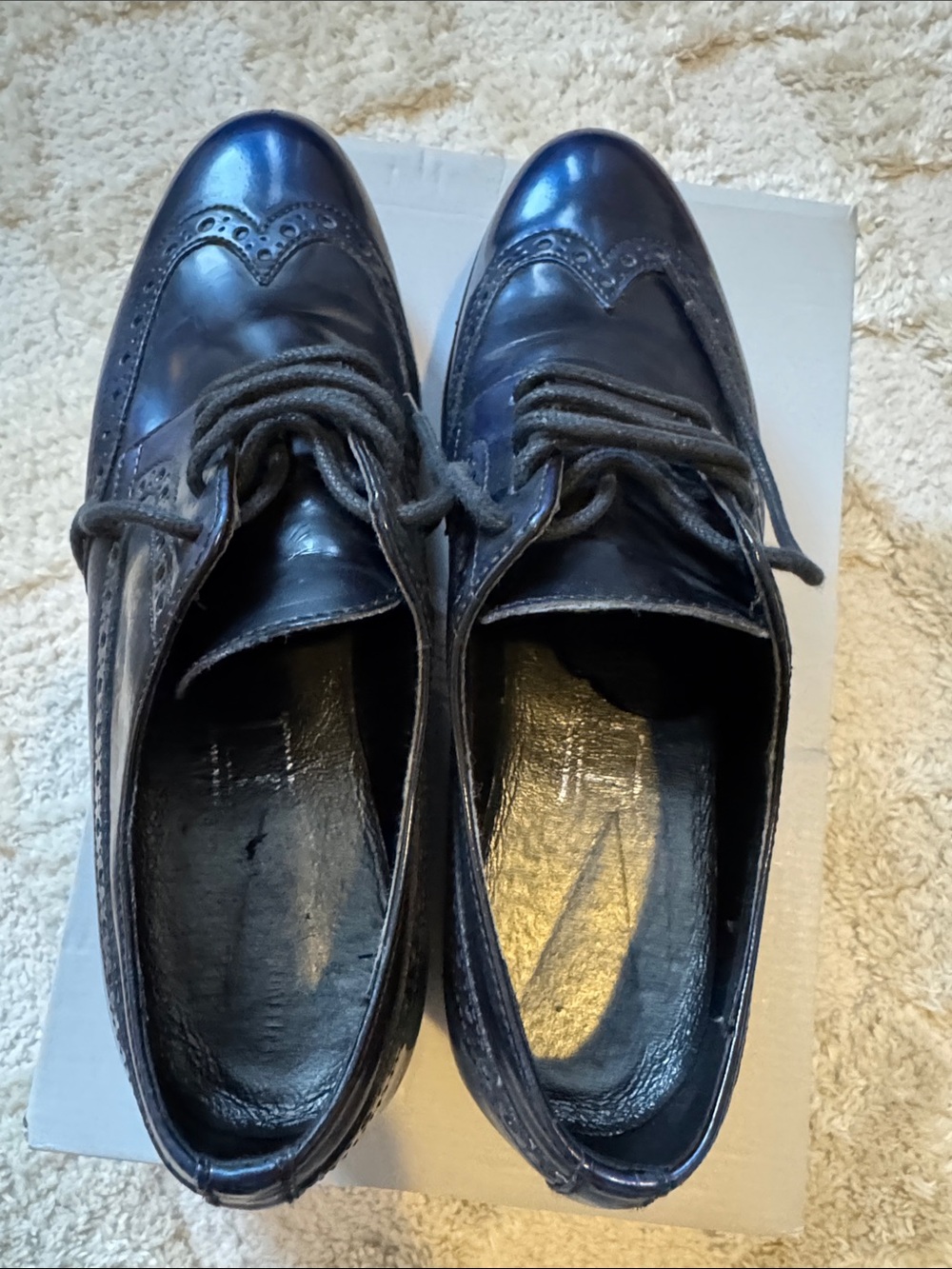 Platform Brogue Lace-Up Shoes - Picture 3 of 4